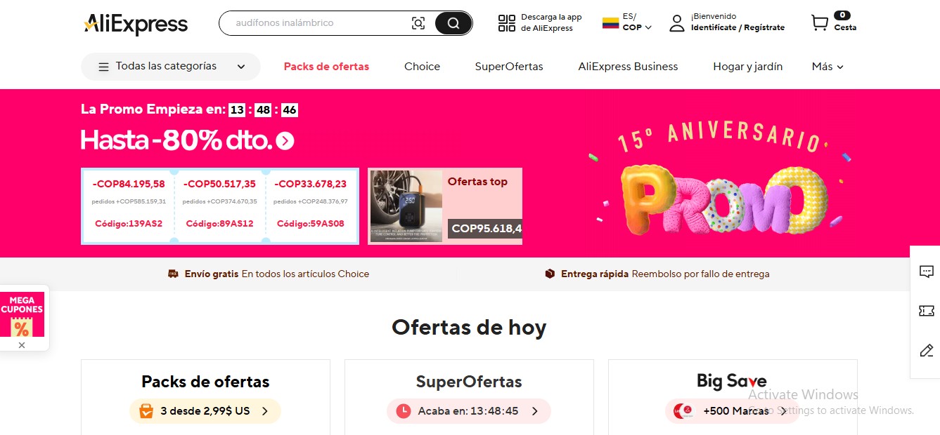 ejemplo marketplace aliexpress