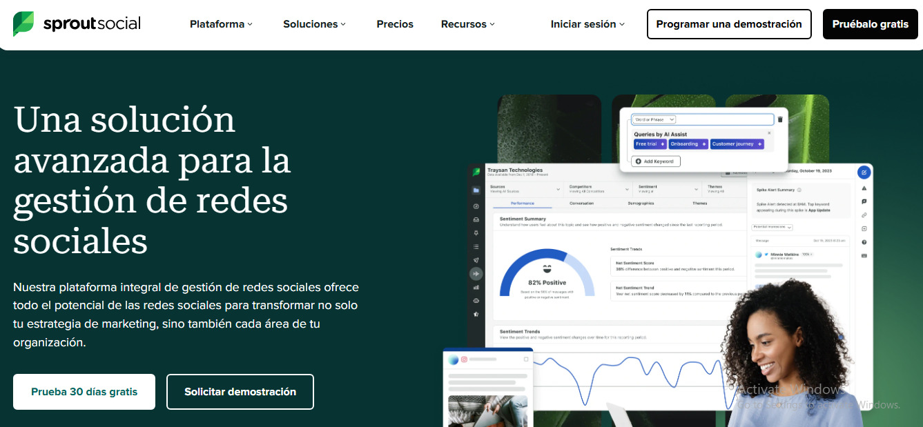 Ejemplo tienda virtual o ecommerce marketing